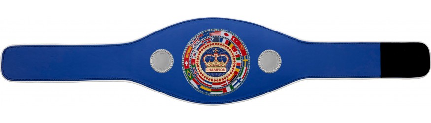 CHAMPIONSHIP BELT PROFLAG/FLAG/S/BLUECRWN - AVAILABLE IN 7 COLOURS